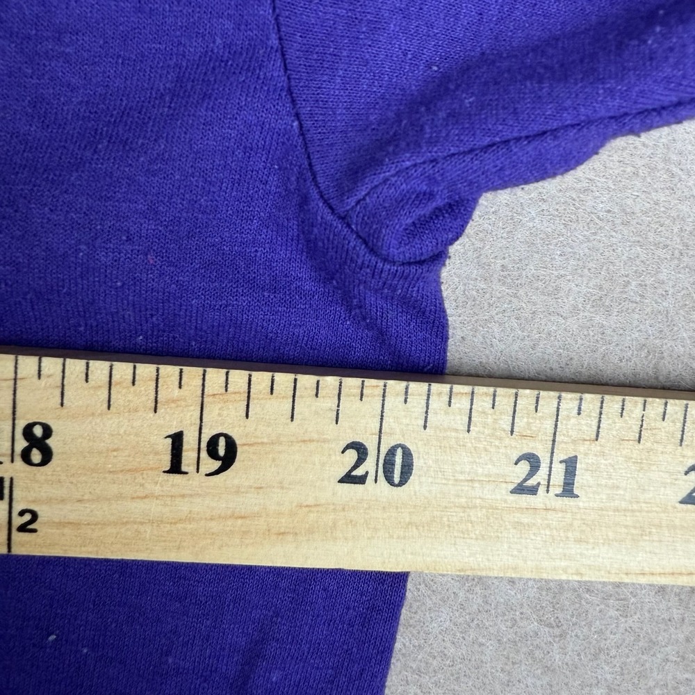 Vintage Minnesota Vikings NFL Single Stitch Tee Mens XL Purple USA‎ Made - Picture 4 of 7